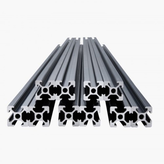 VEVOR 10 Τεμάχια 59 (1500mm) Ανοδιωμένη Αλουμινένια Ράγα T Slot 202...