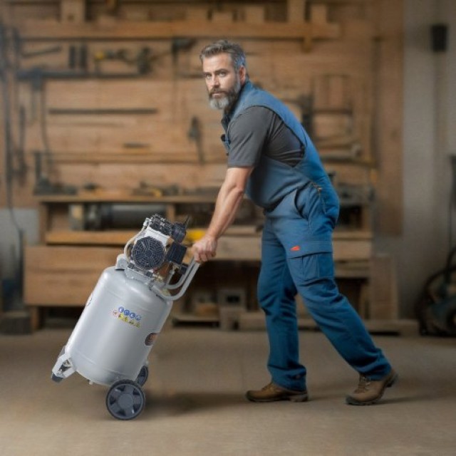 VEVOR Αεροσυμπιεστής 13 Γαλόνια 2HP 4 SCFM@90PSI Χωρίς Λάδι 116PSI  13JLLSKYJ20H1YVPNV2