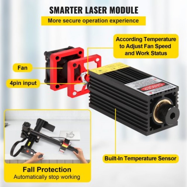 Φορητός Χαράκτης Laser VEVOR 7.5x6.7 4.5W  EJGXLZSZJGDKJ9PNLV2