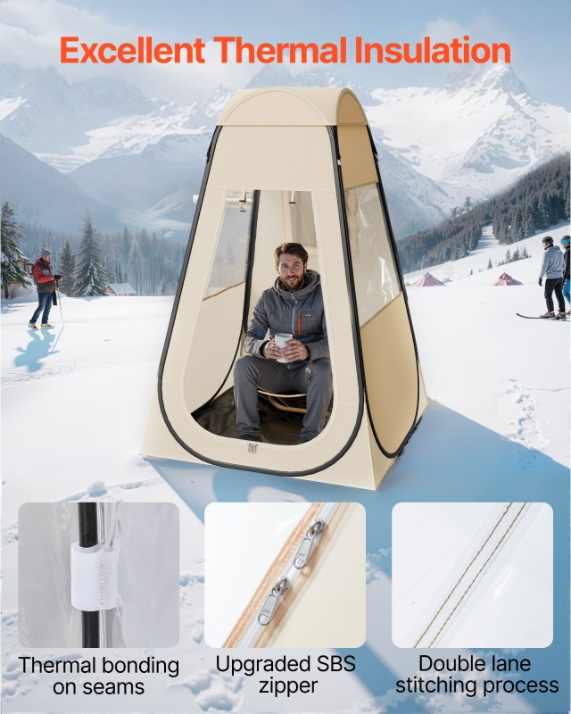 VEVOR Παράθυρο Αθλοπαιδιάς 1.2x1.2 m: Αδιάβροχη Σκηνή Φυσαλίδας με ...