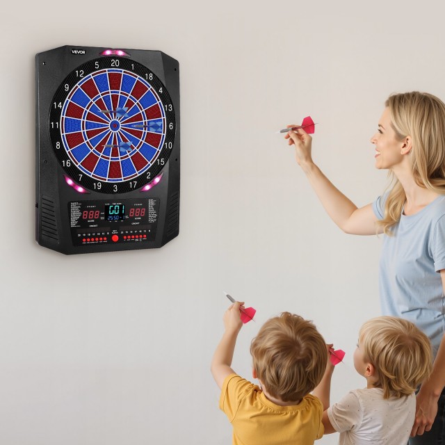 VEVOR Ηλεκτρονικός Στόχος Βελών με Πολλαπλές Επιλογές Παιχνιδιών γι...