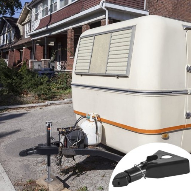 VEVOR Ζεύξη Τρέιλερ A-Frame, 2 Σφαίρα, 7000 lbs, Βαρέως Τύπου, Μαύρ...