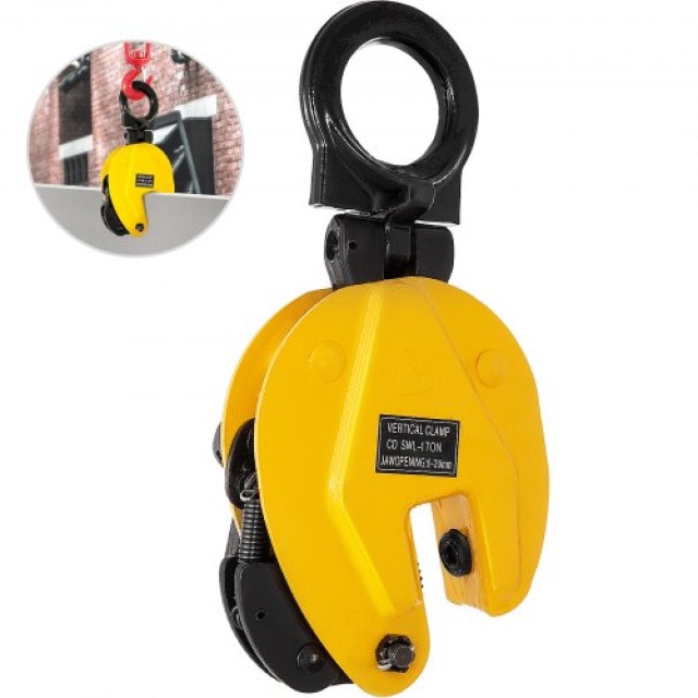 VEVOR 1T/1000KG Κάθετος Σφιγκτήρας Ανύψωσης Πλάκας 0-15mm, 1000KG γ...