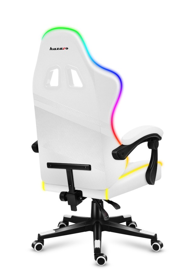 Huzaro Καρέκλα Gaming Force 4.4 RGB Λευκή 5903796013184 Huzaro Καρέκλα Gaming Force 4.4 RGB Λευκή 5903796013184