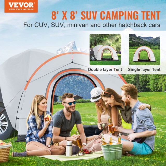 Σκηνή Camping   240 × 240 × 230 cm VEVOR CSUV6508008004E90V0