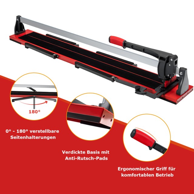 Costway  Χειροκίνητος Κόφτης Πλακιδίων 120cm με Γωνία 0° έως 60° 14...