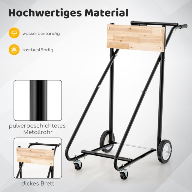Costway Ροδάκια Στήριξης Εξωλέμβιου Κινητήρα 150 KG TL35684