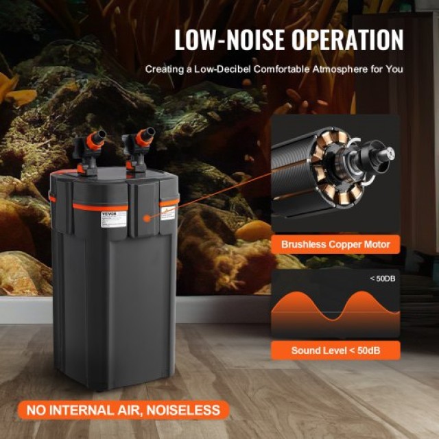 Φίλτρο Ενυδρείου VEVOR 100L με UV Λάμπα 12w Αθόρυβο  SZXGLQ1200LHIH1DTV2