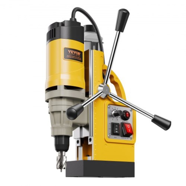 VEVOR Μαγνητικό Δράπανο 1400W 2in 6 Μύτες Κίτρινο CLZJP6JT50MM91ULEV2
