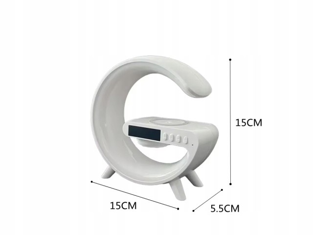 Verk Group Ρολόι Ξυπνητήρι με Induction Φόρτιση, Ηχείο, Ραδιόφωνο &...