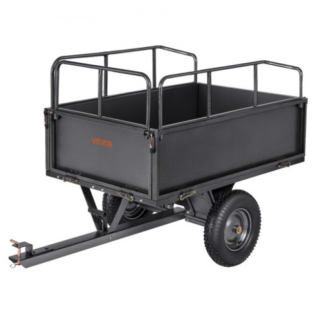 VEVOR Ατσάλινο Κάρο 17 Κυβ. Πόδια 600LB για ATV/UTV Ρυμουλκούμενο Β...