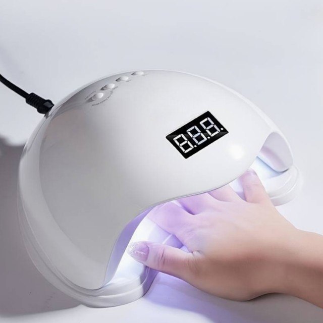 BAKAJI  Λάμπα UV LED για Νύχια Gel Βερνίκι με Οθόνη και Χρονοδιακόπτη 48W Μανικιούρ Πεντικιούρ  02840293