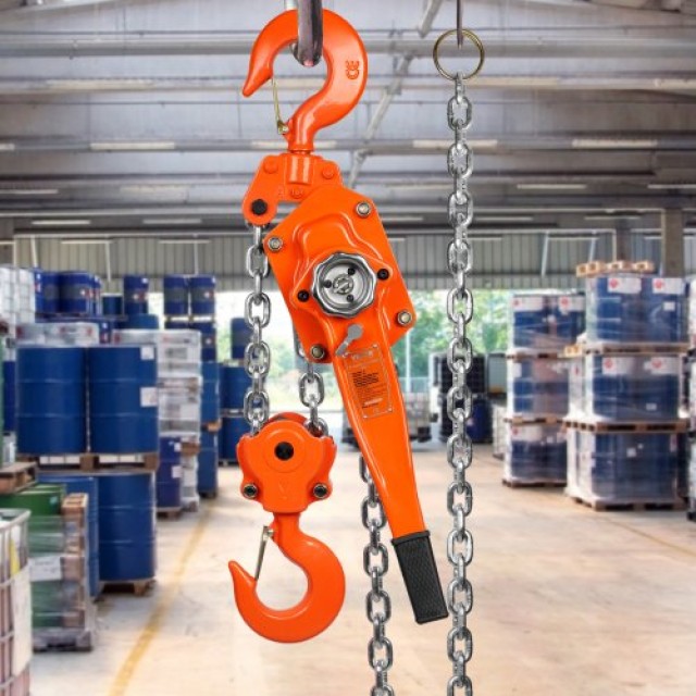 VEVOR Χειροκίνητος Αλυσοτροχός 6 Τόνων, 13200 lbs, 10 FT, G80 Χάλυβας, Φρένο Weston, 360° Γάντζος  CGSBHLH6T10FTZVRQV0