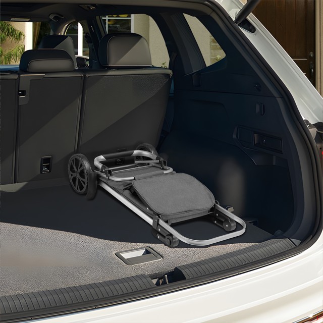 BAKAJI Πτυσσόμενο Καρότσι Αγορών 56L Γκρι με Θερμική Τσάντα και Λου... BAKAJI Πτυσσόμενο Καρότσι Αγορών 56L Γκρι με Θερμική Τσάντα και Λου...