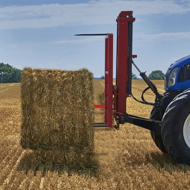 Δόρυ Σανό VEVOR 49 3000 lbs, Κόκκινο με 2 Σταθεροποιητές  CM45X12503000DTT1V0