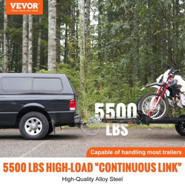 VEVOR  Ρυμουλκούμενη Μπάρα 5500 lbs με Αλυσίδες, Βαφή Σκόνης, Συμβα...
