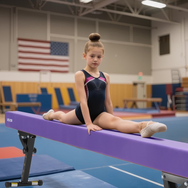 VEVOR Ρυθμιζόμενη Δοκός Ισορροπίας 8ft, Δύο Λειτουργίες & Πέντε Ύψη...