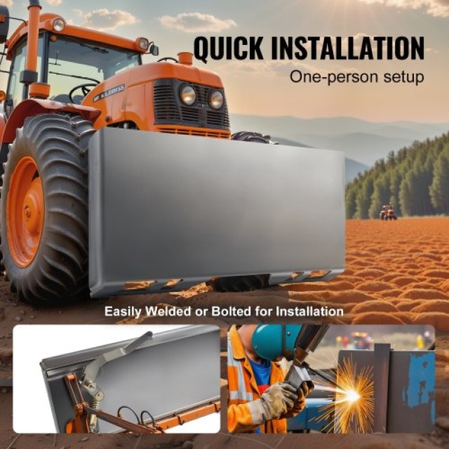 Πλάκα Σύνδεσης 3/8 VEVOR για Skid Steer Kubota Bobcat  HYAZBKSAZB38...