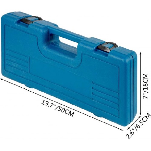Σετ Καρυδάκια VEVOR 1/2 26 Τεμαχίων, 6-Γωνιακά, CR-MO, 10-36mm, με Θήκη Αποθήκευσης  CJTT12IN26PC00001V0