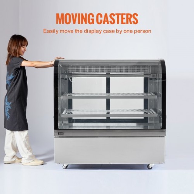 VEVOR  Ψυγείο Βιτρίνα Αρτοποιίας 18 cu ft/505L 2 Επιπέδων SSZSJLDHX...