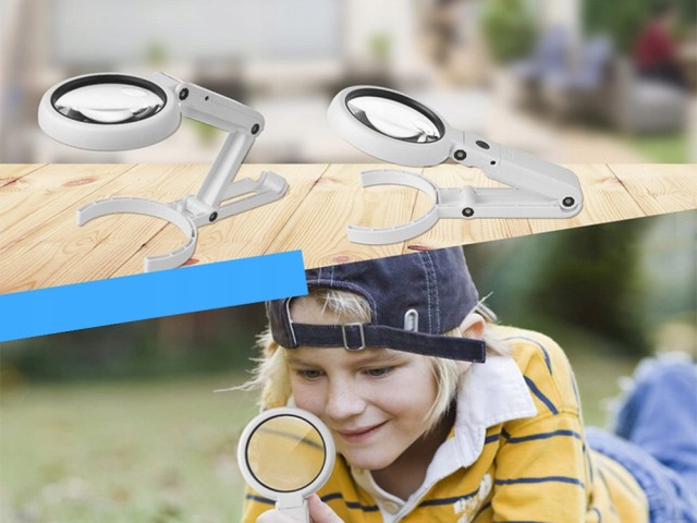 Verk Group Επιτραπέζιος Μεγεθυντικός Φακός με 8 LED (5x, 11x) - Ανα...