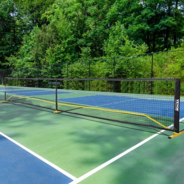 VEVOR Φορητό Σύστημα Δικτύου Pickleball 22FT, Ανθεκτικό στις Καιρικές Συνθήκες, Μεταλλικό Πλαίσιο & Ισχυρό Δίχτυ PE, Με Τσάντα Μεταφοράς PKQWTZWHLTZ2NE3SEV0