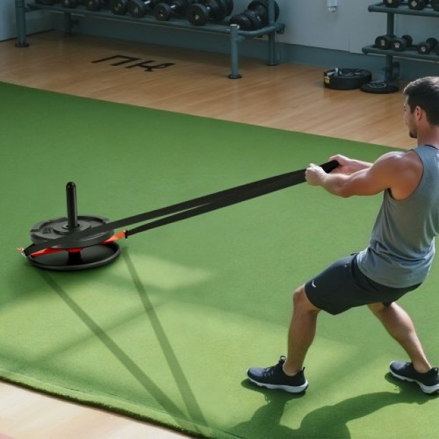 VEVOR Προπόνηση Ισχύος & Αντίστασης Sled Πορτοκαλί/Μαύρο LXQHS2YCNZ...
