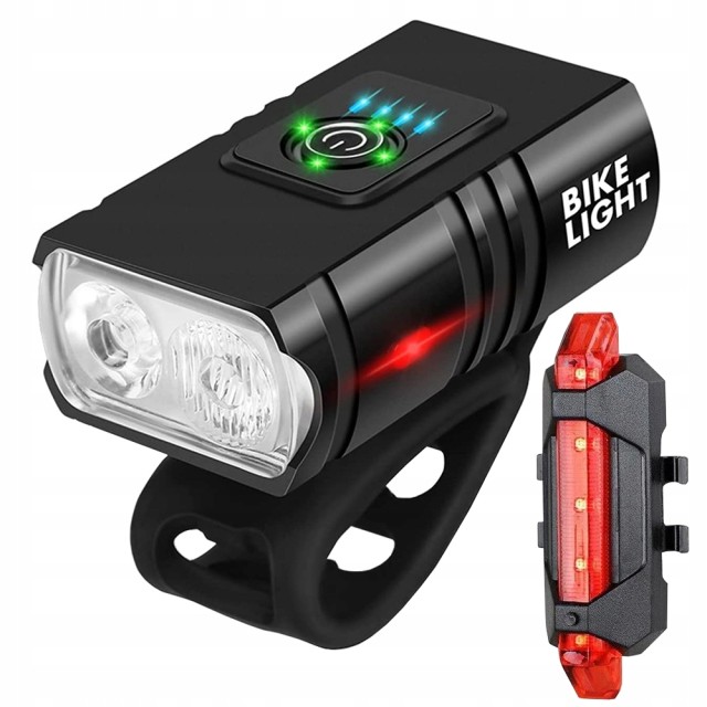 Verk group Φως Ποδηλάτου LED T6 Μπροστινό & Πίσω με USB Μπαταρία 59...
