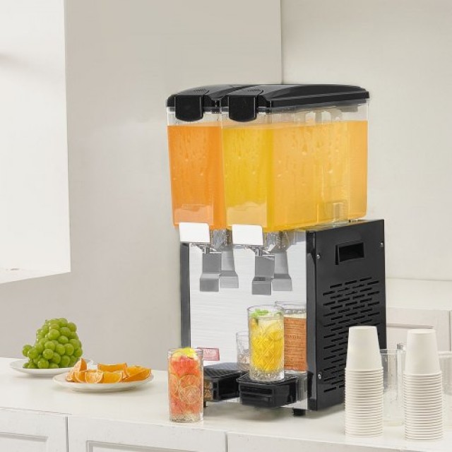 VEVOR  Εμπορικός Διανομέας Ποτών 2x10L για Κρύο Χυμό/Ποτό SYYLJJBSJXS1LN0XAV2