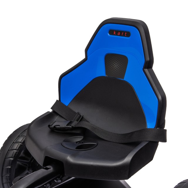 HOMCOM Pedal Go Kart για παιδιά 3-8 ετών με ρυθμιζόμενο κάθισμα και τροχούς EVA, 100x58x58,5 cm, μπλε 370-286V00BU
