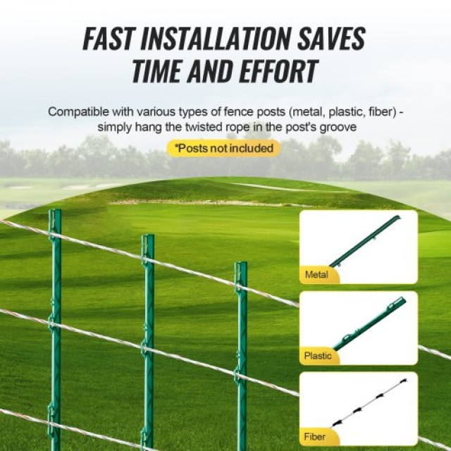 VEVOR 800M Ηλεκτρικό Σύρμα Περίφραξης για Ζώα  WLDXJSKJSK263MYM5Y3