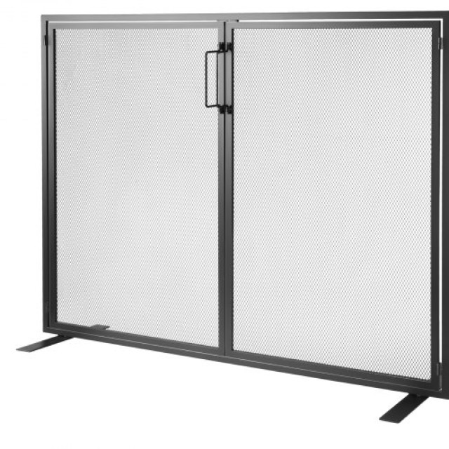 Οθόνη Τζακιού VEVOR με Πόρτα, 990x780mm, Ελεύθερη Στάση, Μοντέρνα Διακόσμηση  BLMHSJY3545I44JO4V0