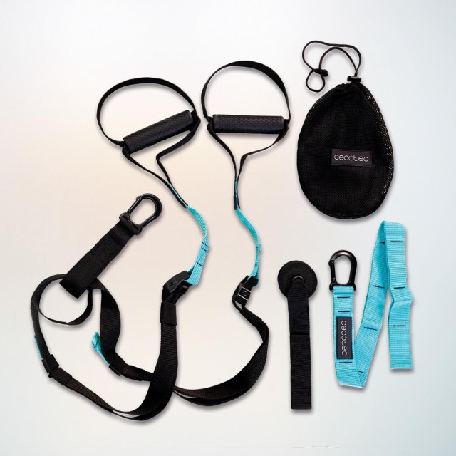 CECOTEC  Σύστημα Ανάρτησης DrumFit TST για Λειτουργική Προπόνηση με το Βάρος του Σώματος - Συμπαγής Σχεδιασμός με Τσάντα Μεταφοράς  CEC-07128