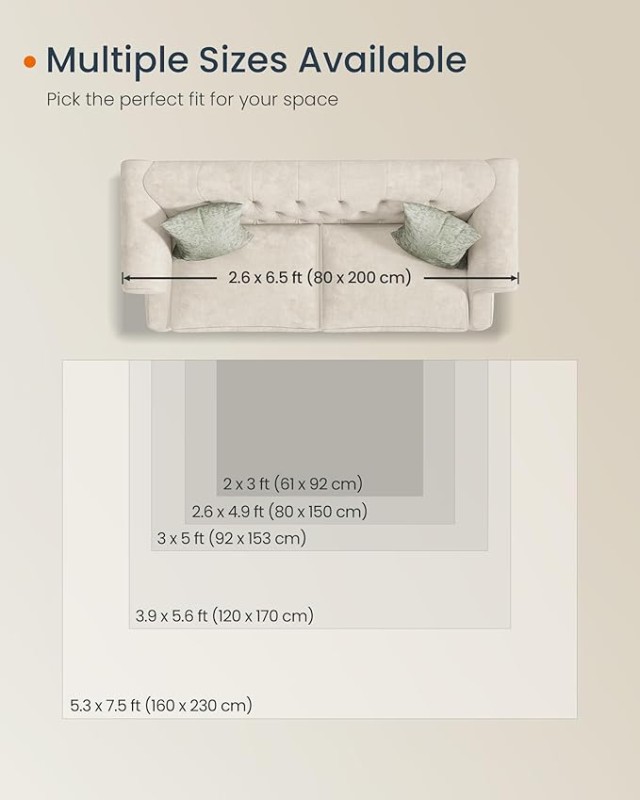 Χαλί Vintage  80 x 150 cm SONGMICS TAR037K01