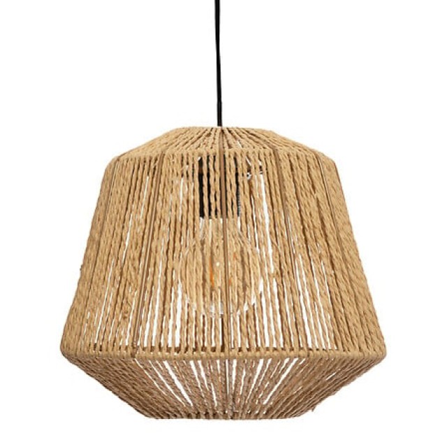Geflochtene Deckenlampe mit Naturseil 29 x 110cm 157701 Atmosphera