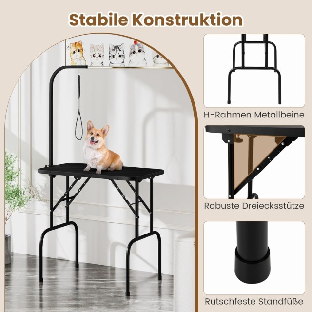 Costway Πτυσσόμενο Τραπέζι Καλλωπισμού Κατοικίδιων Ρυθμιζόμενο σε Μ... Costway Πτυσσόμενο Τραπέζι Καλλωπισμού Κατοικίδιων Ρυθμιζόμενο σε Μ...