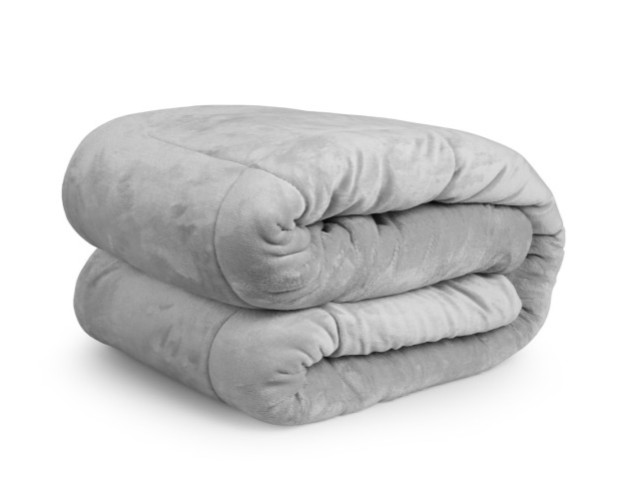 Πολυτελής Κουβέρτα Διπλής Όψης Sherpa 140 x 200 cm Ανοιχτό Γκρι 872...