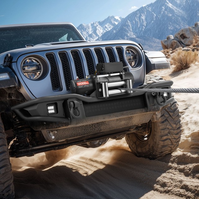 VEVOR Ηλεκτρικός Βίντσι 5400 kg με Ατσάλινο Σχοινί 9.1 mm x 24 m, 1...