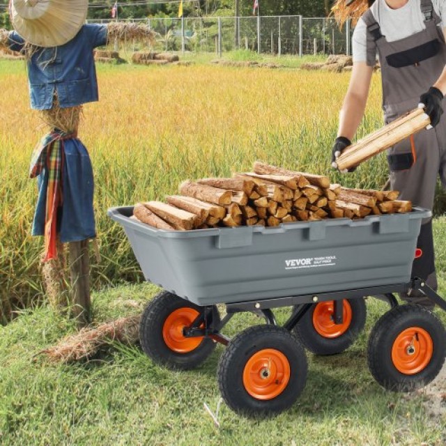VEVOR Πολύ Καρότσι Κήπου Βαρέως Τύπου 6.48 cu.ft 1200 lbs  SLZXTC1200B0XEEV4V0