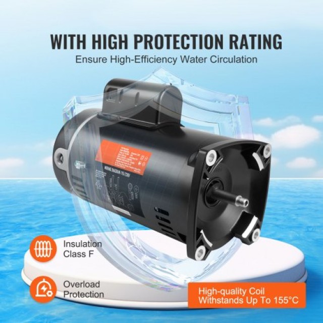 Αντλία Πισίνας VEVOR 1.5HP 115/230V  YCBDJ15HP56YPZUCCV9
