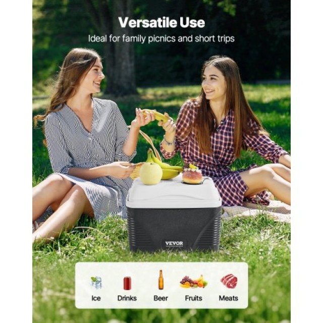 VEVOR Φορητό Ψυγείο 8.5 QT 12 Κουτιά με Χειρολαβές TSLZX85QTB002IGDT001V0