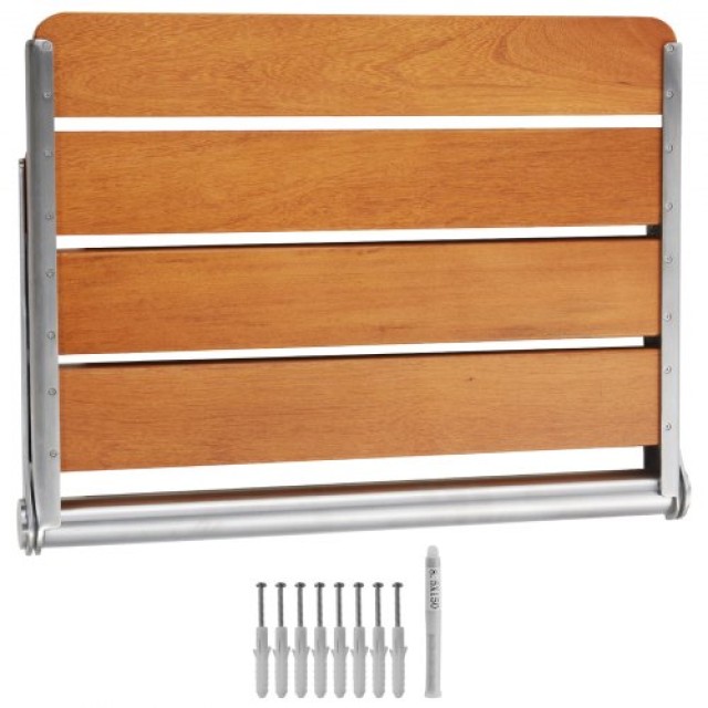 Πτυσσόμενο Κάθισμα Ντους VEVOR Teak 53x41cm Τοίχου 500 lbs  SMKYMWZCYKB2IKH1GV0