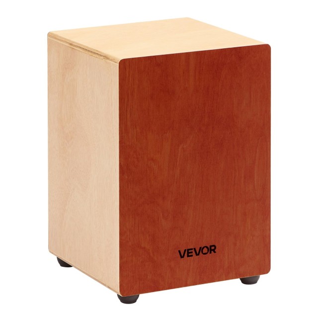 VEVOR Κρουστό Κουτί Cajon από Ξύλο Σημύδας με Χορδές Κιθάρας MXGCGK...