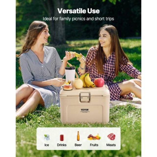 VEVOR Φορητό Ψυγείο 16.5 QT με Θήκη Ποτηριού TSLZX165QTB0FK8TG001V0