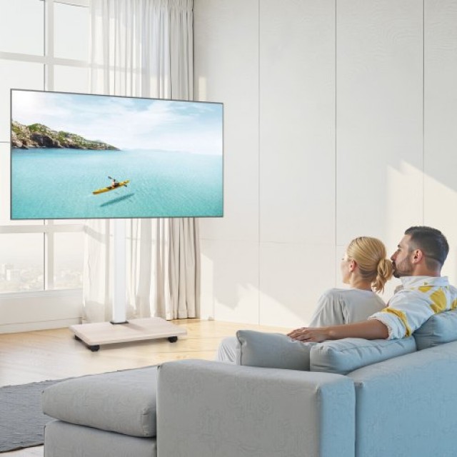 VEVOR Κινητό Τρόλεϊ Τηλεόρασης για Οθόνες 32-70 ιντσών έως 45 κιλά TYSDLDDSJZJDCSVJU001V0