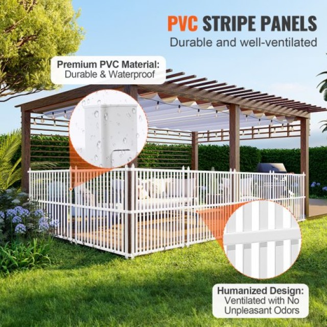 Πάνελ Ιδιωτικότητας VEVOR 48x48 για Κλιματιστικό & Εξοπλισμό Πισίνας (2 Τεμ.)  PVCYSWLMB48X9JS2HV0