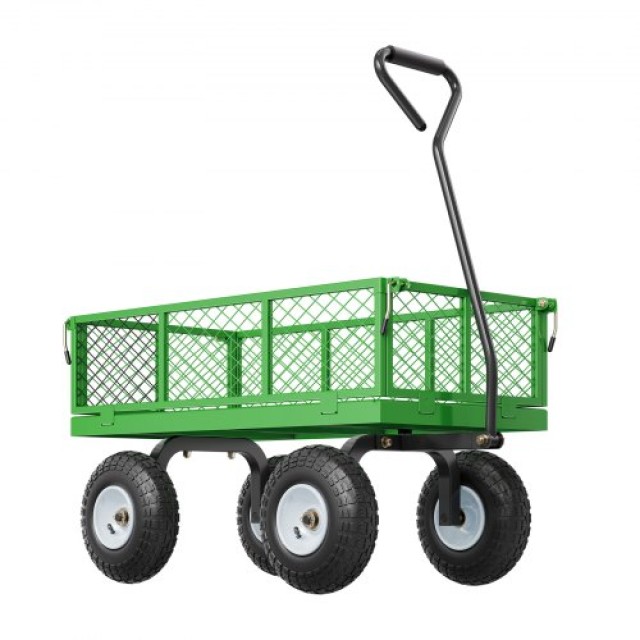 VEVOR Ατσάλινο Καρότσι Κήπου 680lb Βαρέως Τύπου με Ρόδες 10in ZXHYTCHH680LDM4Y8V0