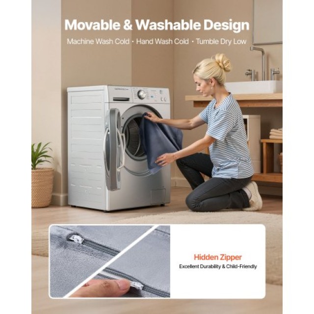 VEVOR Παιδικός Πολυμορφικός Καναπές, Γκρι ZHETSF14JTHSOMUNU001V0