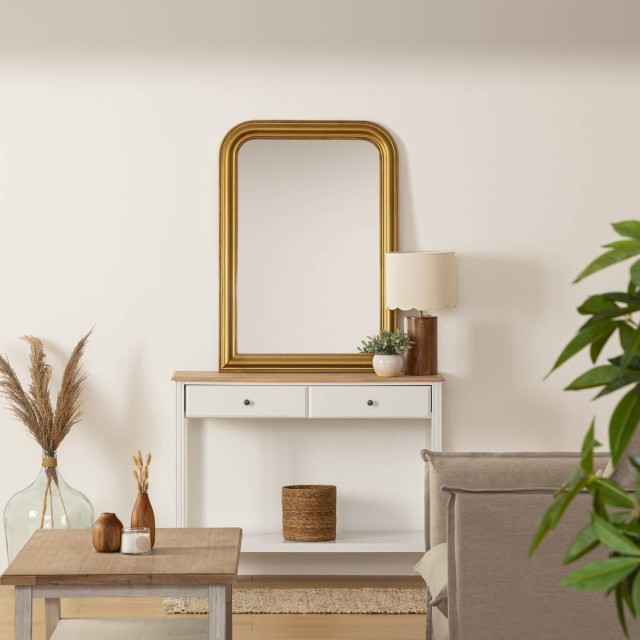 Atmosphera Επιτοίχιος Καθρέφτης με Ανάγλυφο Σχέδιο σε Χρυσό Χρώμα 1... Atmosphera Επιτοίχιος Καθρέφτης με Ανάγλυφο Σχέδιο σε Χρυσό Χρώμα 1...