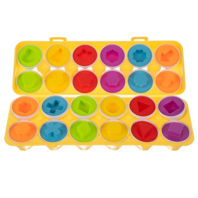 Iso trade Παιδικό Εκπαιδευτικό Puzzle Montessori Αυγοθήκη 26653